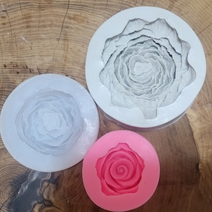 3d Peony/ Rose Silicone Mold - Flower Silicone Mold - Flower Craft Molds