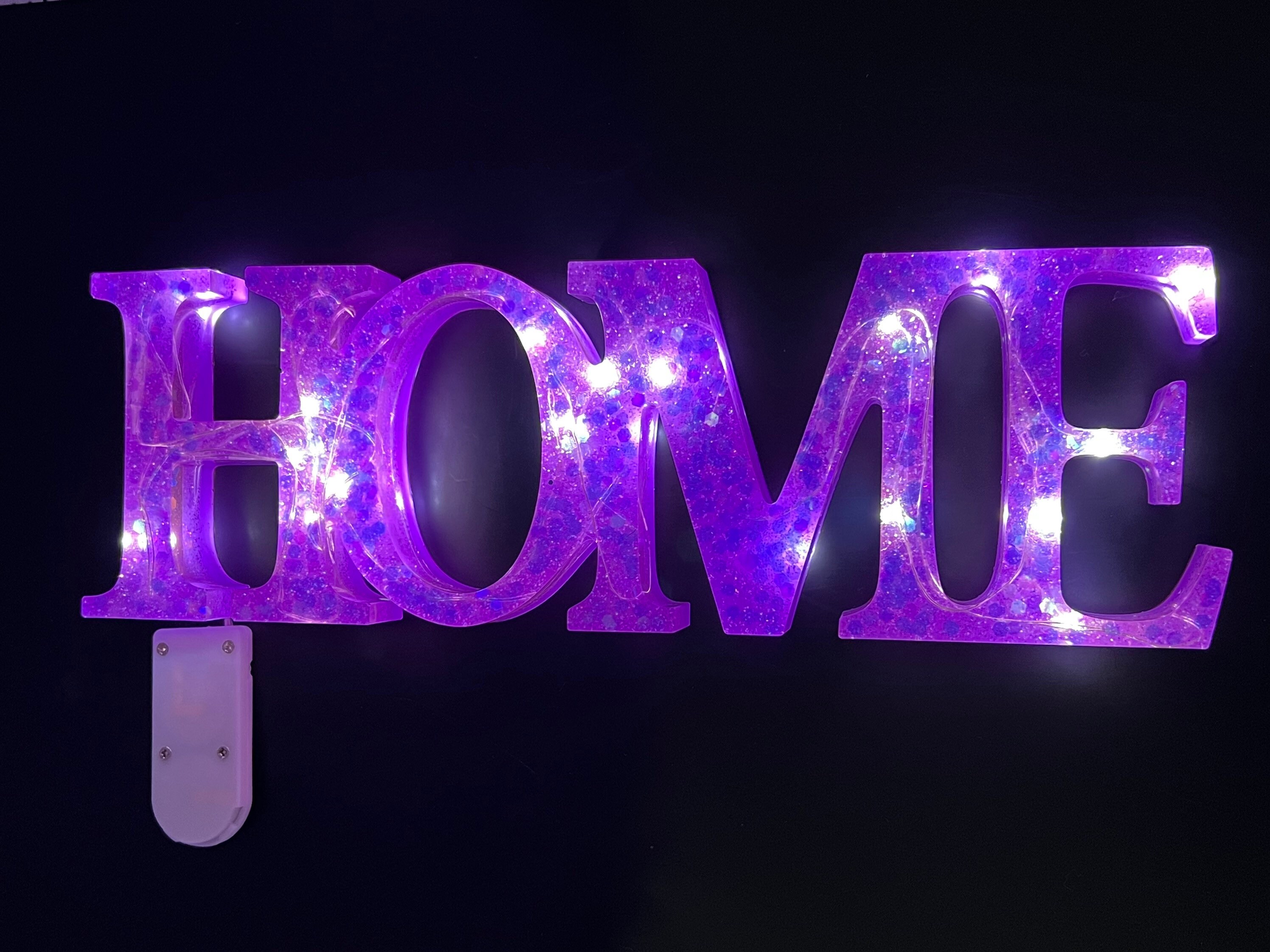 Letrero led para el hogar // Light Up Home Sign // Decoración Etsy España
