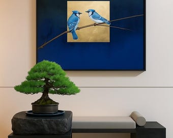 VICKY YAO-Realistic Artificial Bonsai Tree Decor  Handmade Lifelike Pine with Preserved Moss,Zen Tabletop Sculpture for Home,Office Tea Room
