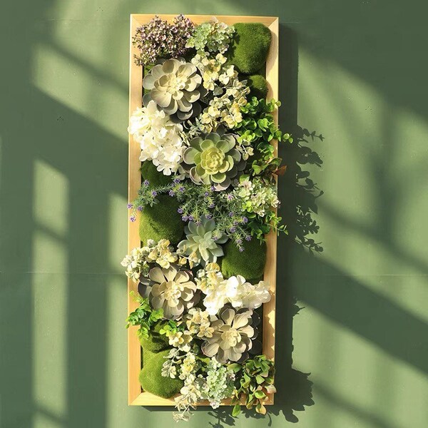 Faux Living Wall Etsy