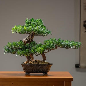 VICKY YAO Design Aesthetic - Handmade Exclusive Design Artificial Realistic Bonsai Tree 39x19x29cm