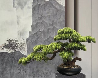 VICKY YAO Design Aesthetic - Exclusive Design Handmade Artificial Bonsai Art Gift For Him