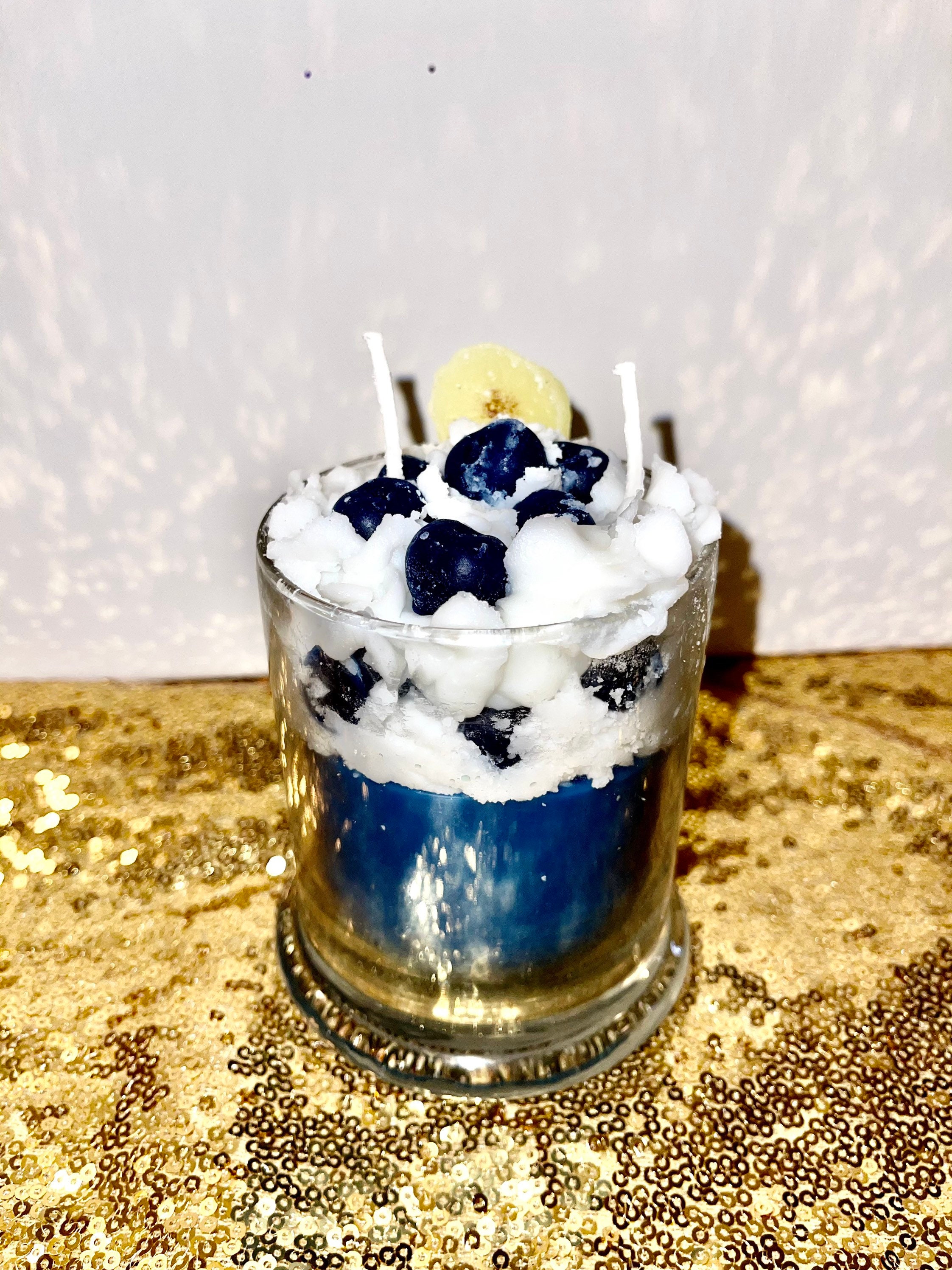 Blueberry Scented Banana Scented Candle Dessert Candle Etsy