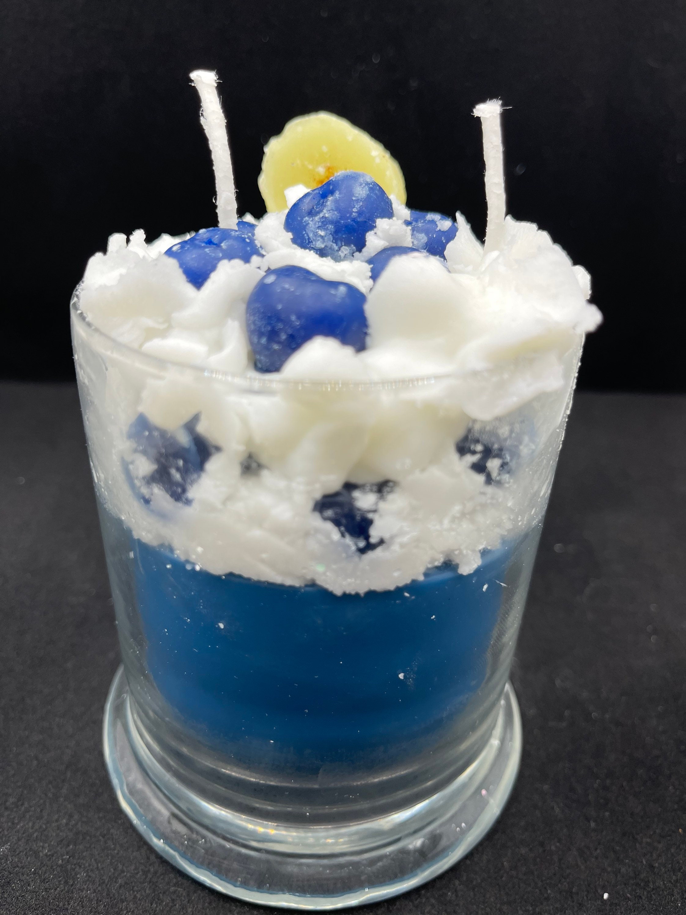 Blueberry Scented Banana Scented Candle Dessert Candle Etsy