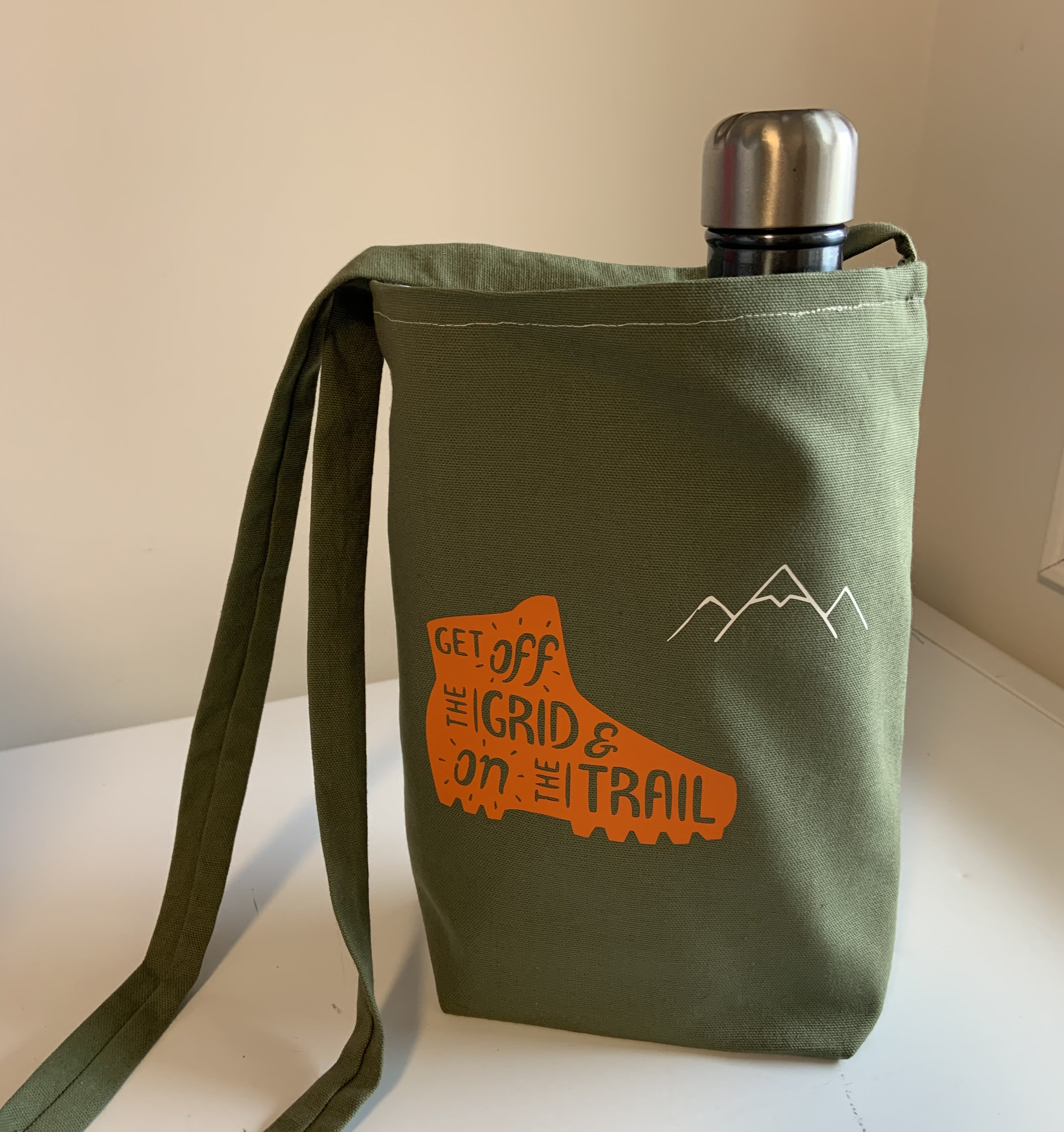 Custom made water bottle carrier shoulder bag water bottle Etsy