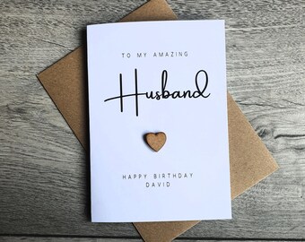 Anniversary Card For Husband Etsy