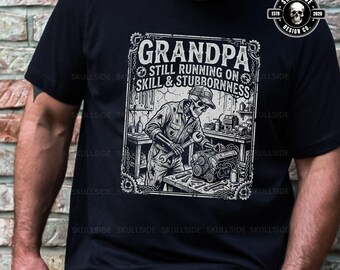Opa Laufen Noch Auf Geschicklichkeit & Eigensinn PNG Digitale Datei, Lustige Mechaniker Opa Geschenk, Car Guy Geburtstag Grafik, Designs für Männer