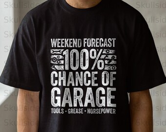 Wochenend Vorschau Garage PNG Digitaler Download für Mechaniker Geschenk, Auto-Enthusiasten Grafik, Papa Lustige Auto Werkstatt Druckdatei, Retro Papa dtf