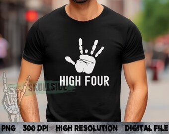 High Four png - Fehlender Finger png - Lustiges png - dtf - Sublimation - Designs für Männer