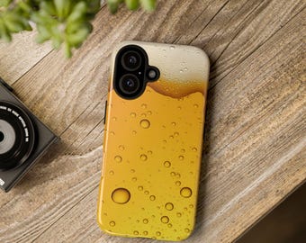 Beer Bubbles Phone Case, Alcohol Lover Gift, Husband gift, Beer lover