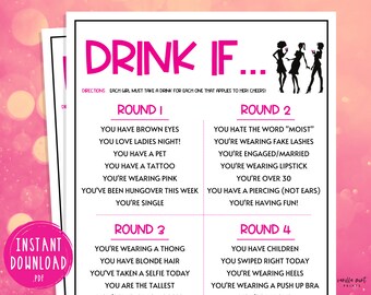 Games for girls night out at home