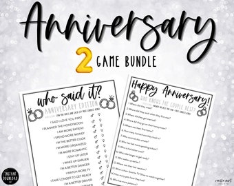 Anniversary Games Etsy anniversary games etsy