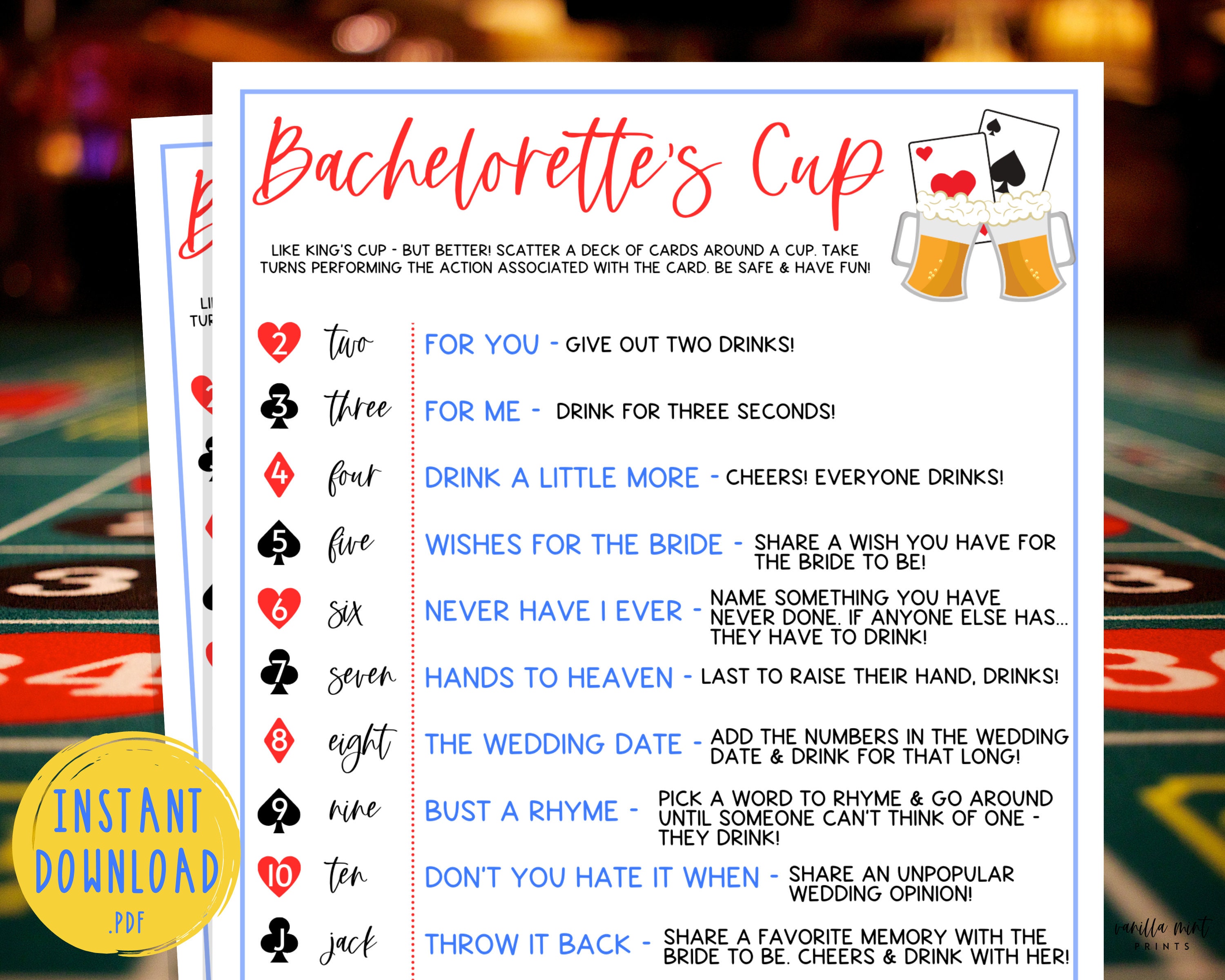 King's Cup Card Drinking Game for your next party - Rules & Ideas