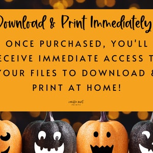 Halloween Party Sign Trick or Treat Yo'Self Trick or Treaters Sign Social Distancing Halloween Halloween Sign Halloween Print image 4