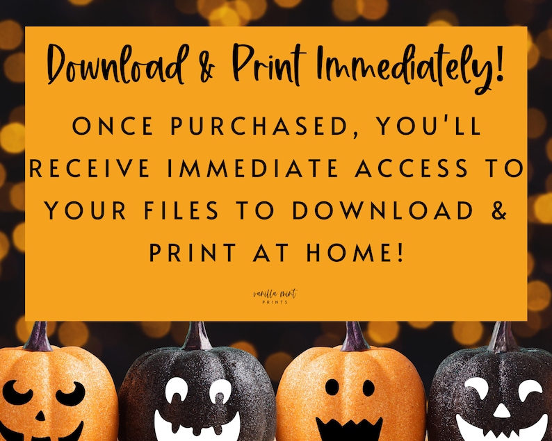 Halloween Party Sign Trick or Treat Yo'Self Trick or Treaters Sign Social Distancing Halloween Halloween Sign Halloween Print image 4