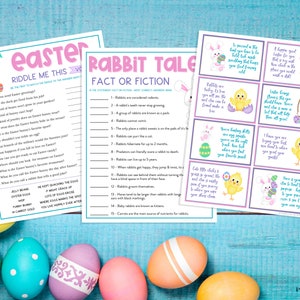 Easter 10 Game Bundle VOLUME 2 | Ten Printable Easter Party Games ...