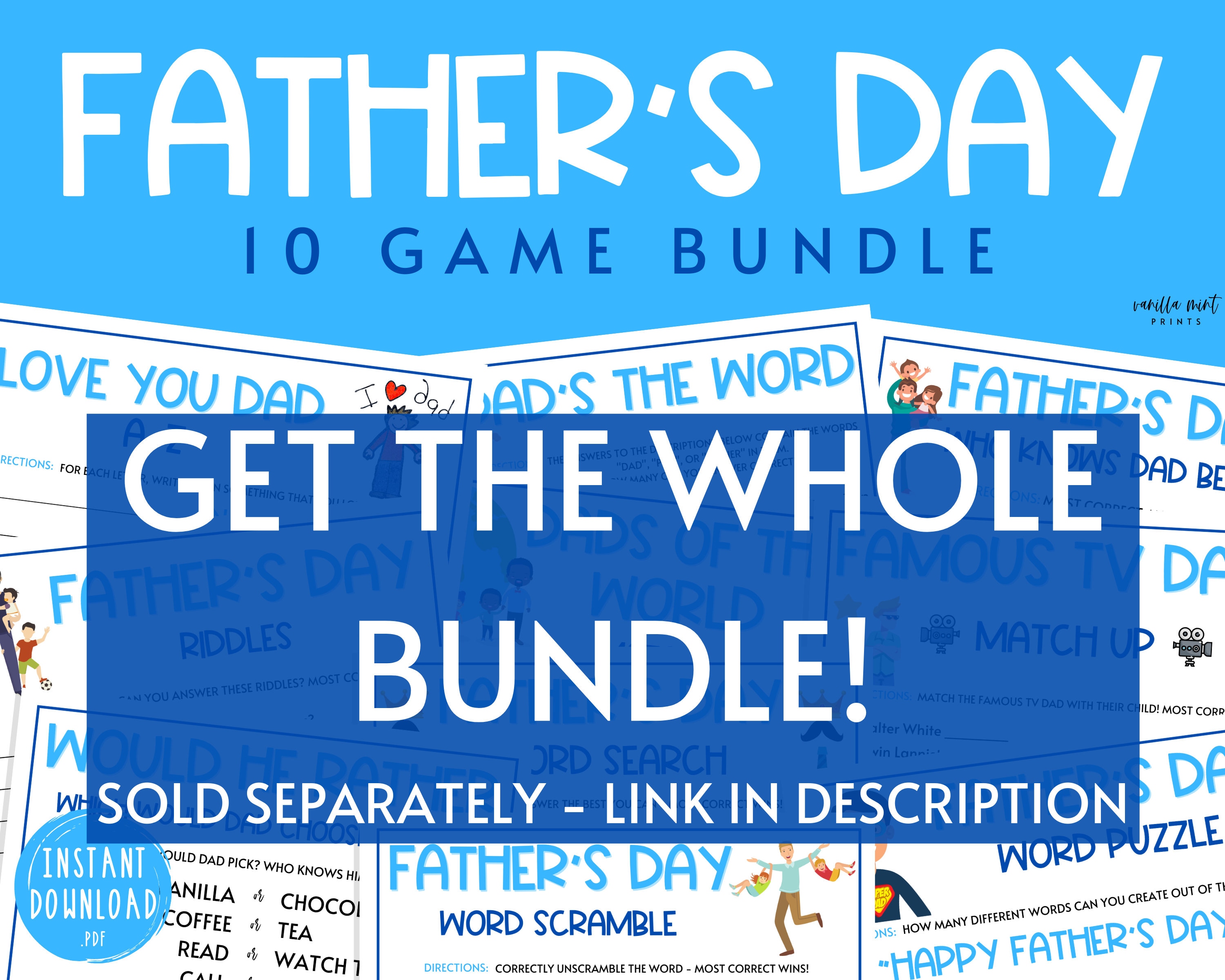 Father's Day Who Knows Dad Best Game Father's Day Etsy