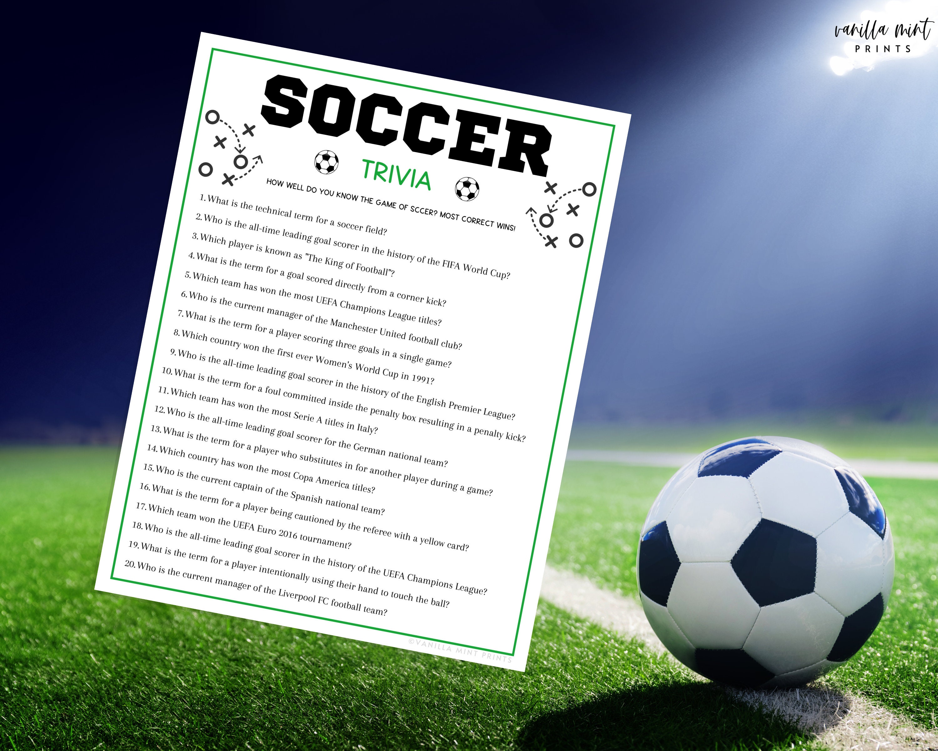 Soccer Gifts For Kids 8-12: Soccer Trivia Book For Kids: An Extensive  Collection Of Trivia Questions, Information, And Stories About The Legends  Of