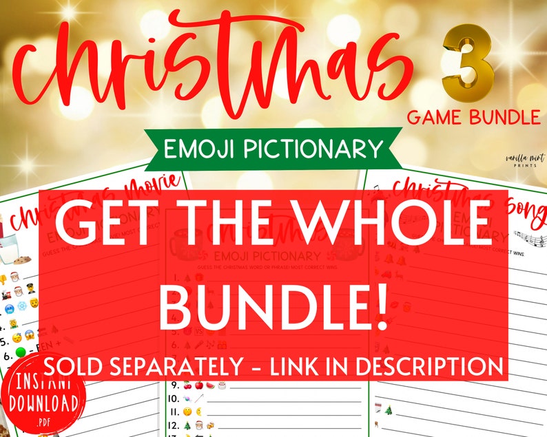 Roll the Dice Holiday Gift Exchange Game Christmas Printable Etsy