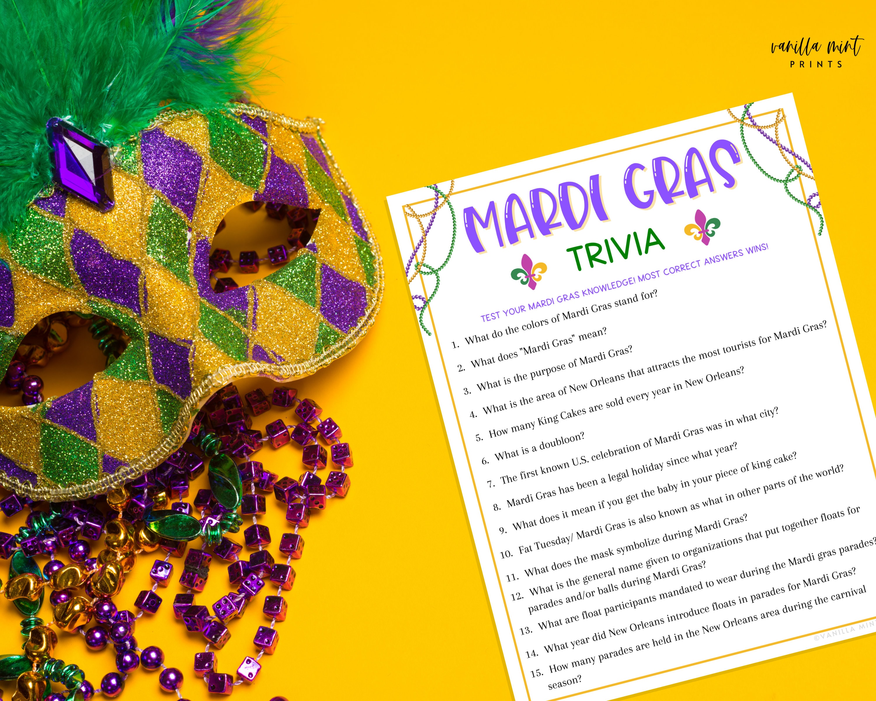 Mardi Gras Trivia And Answers