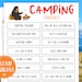 Camping Charades | 33 Charade Ideas Printable Campground Party Games ...