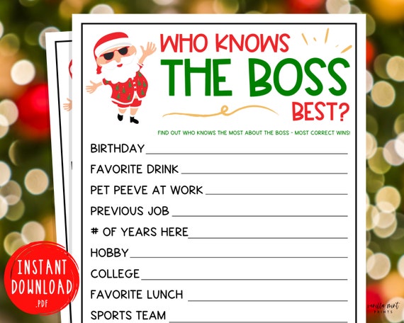 Christmas staff party game ideas Outlet
