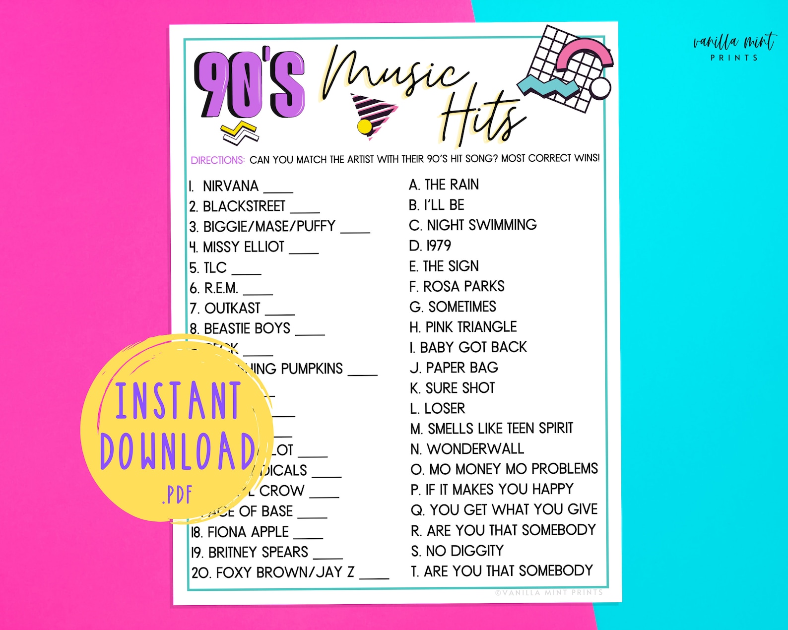 1990-s-trivia-90s-music-hit-songs-trivia-music-trivia-etsy