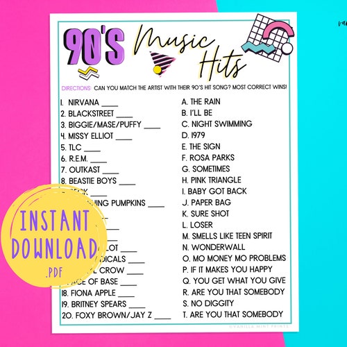 80s Trivia Questions And Answers Printable (Free!) Leap Of
