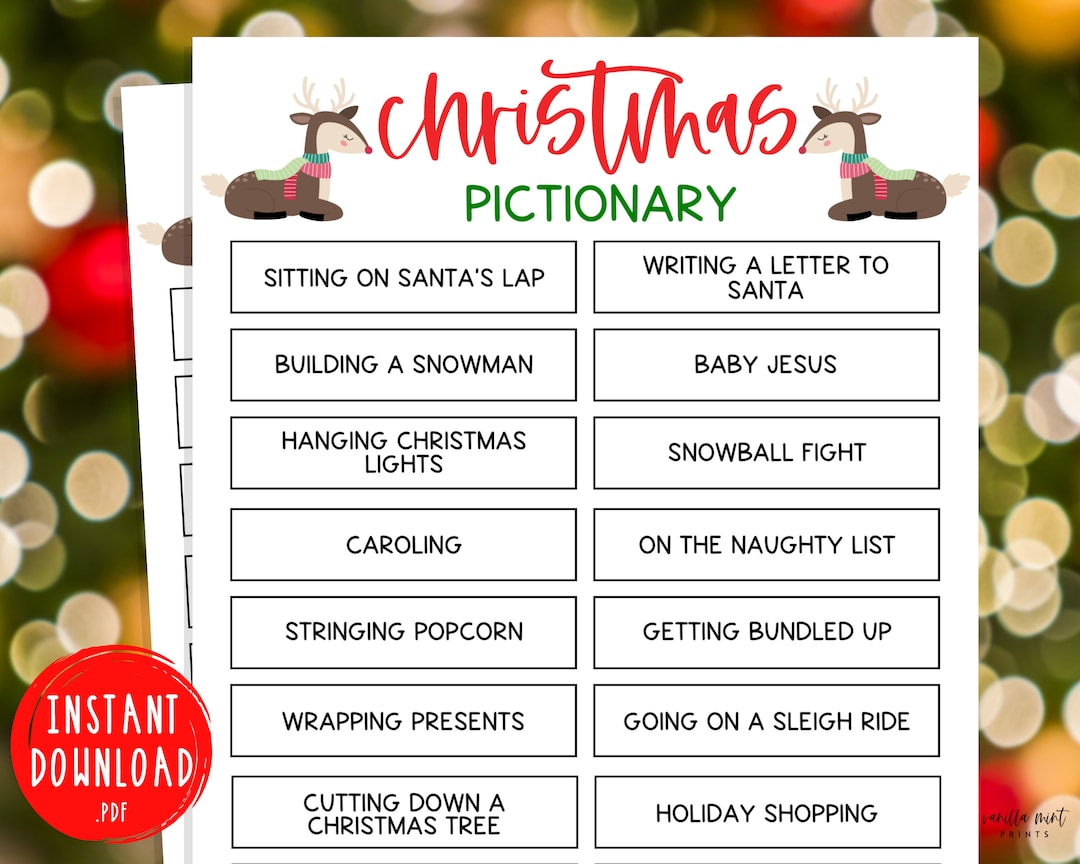 Pictionary Christmas 