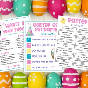 Easter 10 Game Bundle VOLUME 2 | Ten Printable Easter Party Games ...