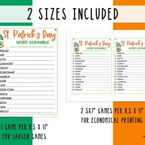 St. Patrick's Day Word Scramble Game | Irish Games | Fun St. Pattys Day ...