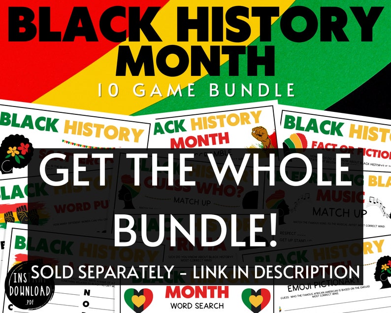 Black History Month Emoji Pictionary Game African American Etsy UK