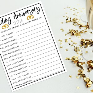 Anniversary Games | 2 Game BUNDLE | Fun Anniversary Party Games | Who ...