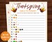 Thanksgiving Emoji Pictionary Game | Thanksgiving Printable Games | Fun Thanksgiving Trivia Game | Friendsgiving Party Games | Turkey Day 