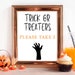 Halloween Signs Trick or Treaters Take 2 Sign Trick or Treaters Sign ...