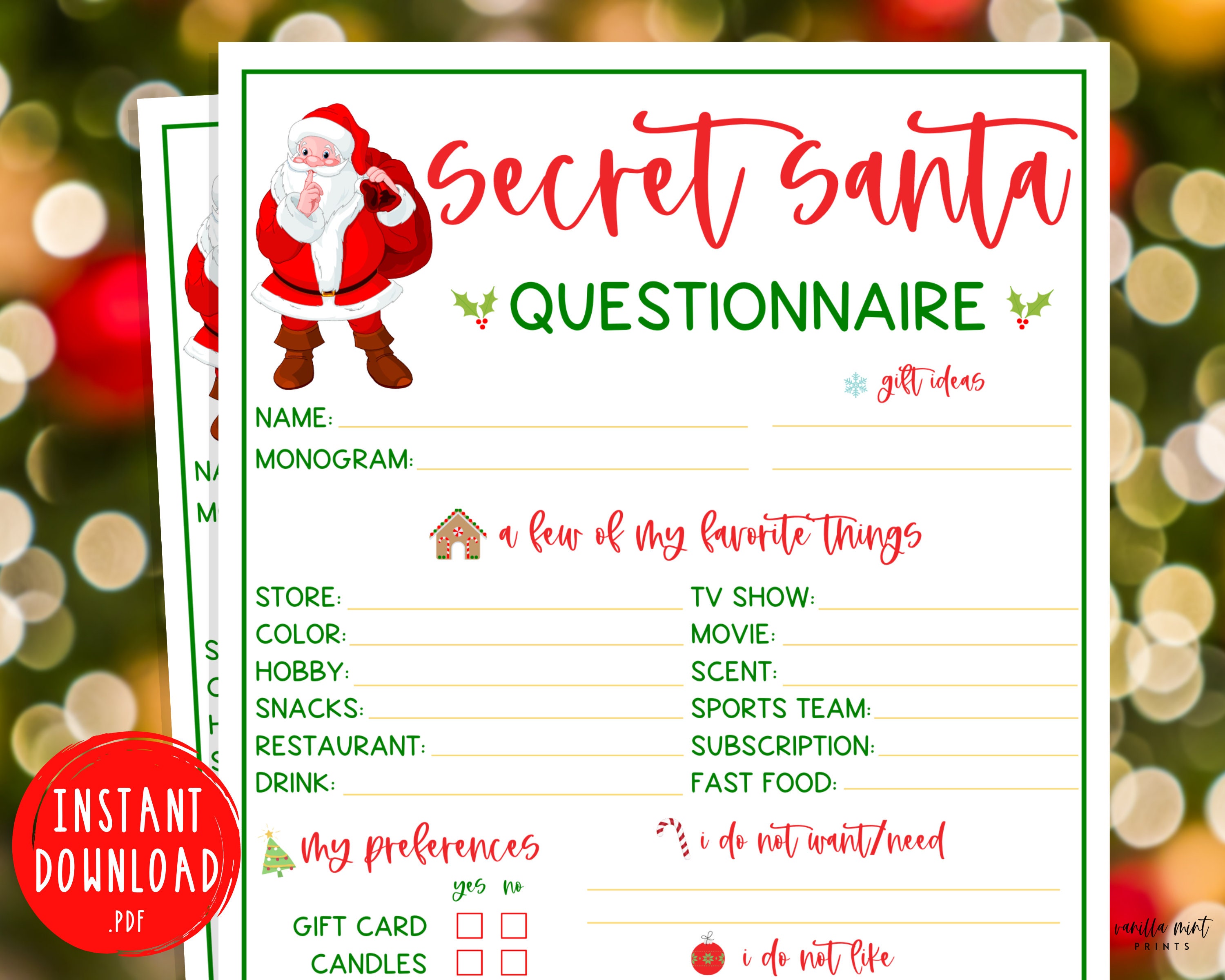 Secret 2024 santa games