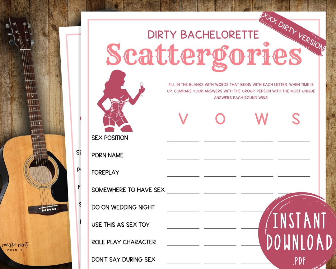 Xxx Sex Jacqueline - Nashville Bachelorette Party Game XXX Dirty Version - Etsy Hong Kong