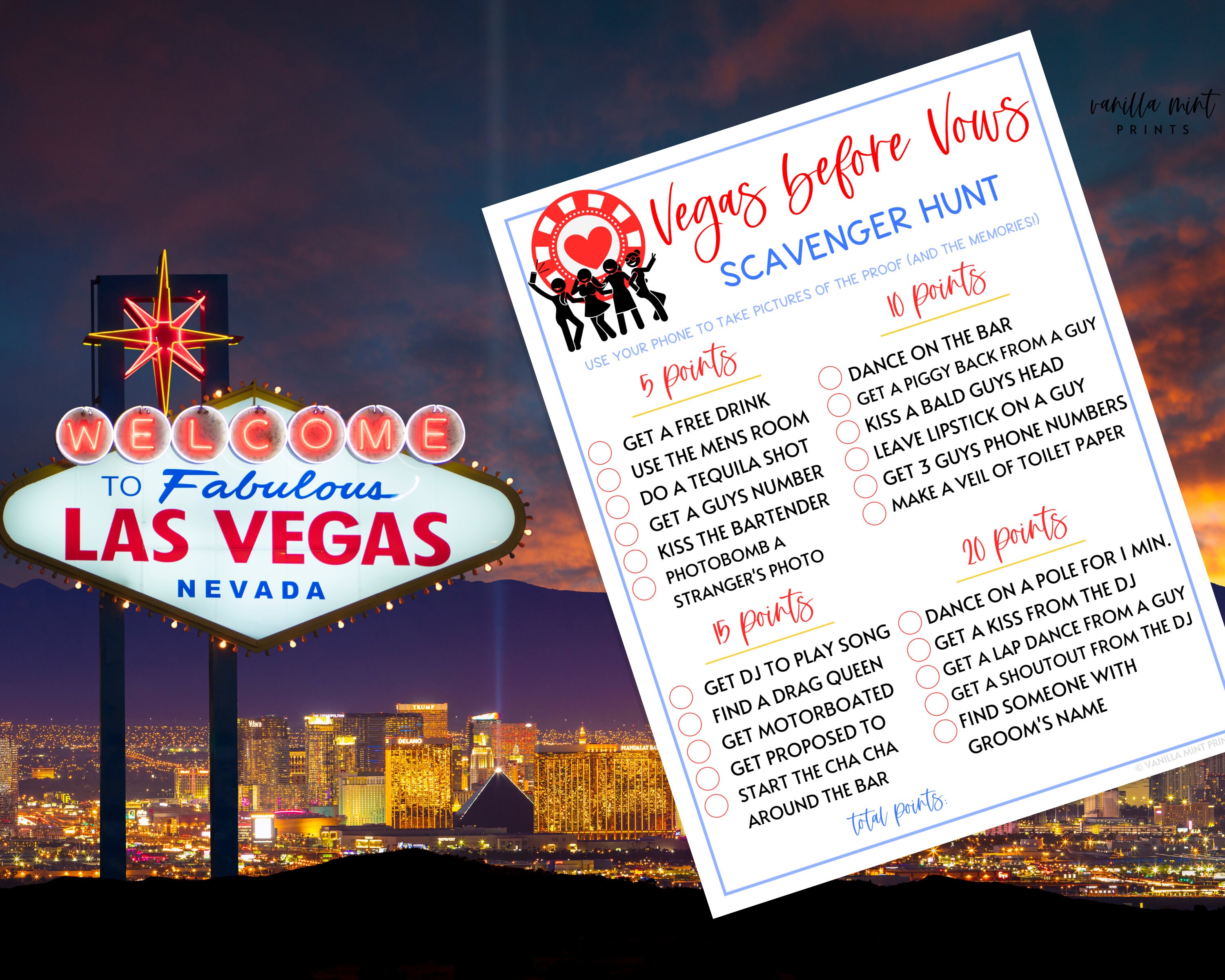 Juegos de despedida de soltera de Las Vegas / Juego de búsqueda del tesoro  / Juegos divertidos de despedida de soltera / Despedida de soltera / Juegos  de fiesta de Las Vegas /, image size:3000x2400