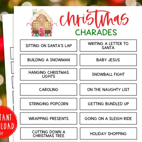 Christmas Song Emoji Pictionary Christmas Party Games - Etsy