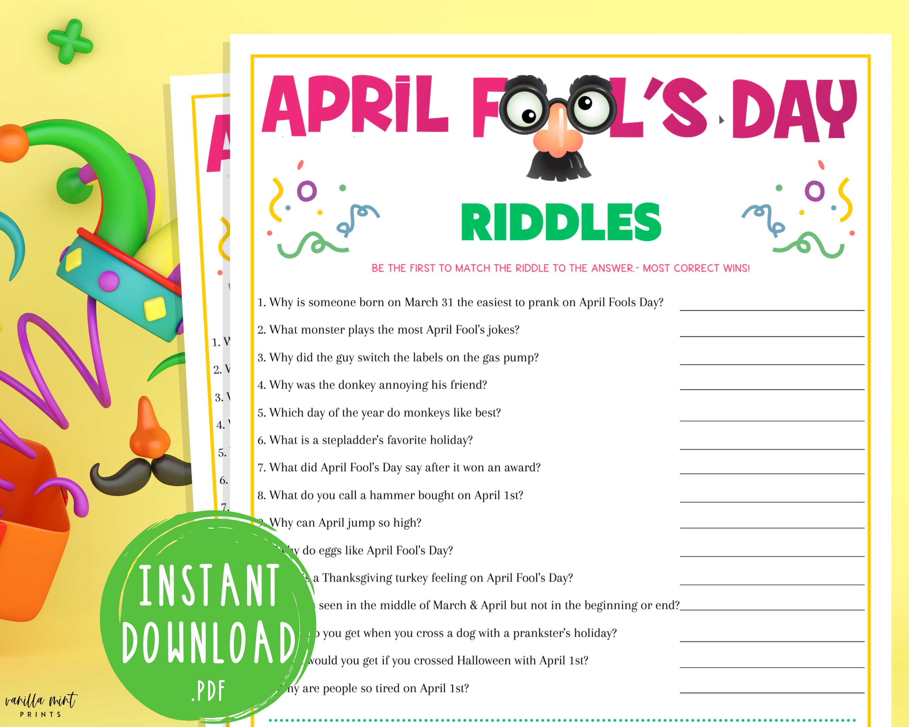 April Fools Two Sister Toy Style Pranks Funny Knock Best Kid