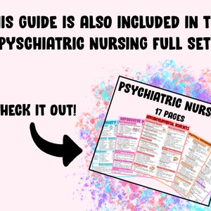 Bipolar Disorder Psychiatric Mental Health Nursing Study Guide - Etsy