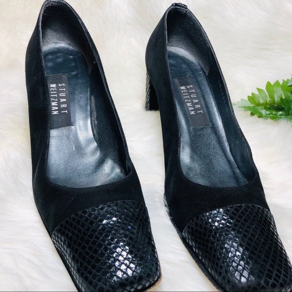 stuart weitzman black heels