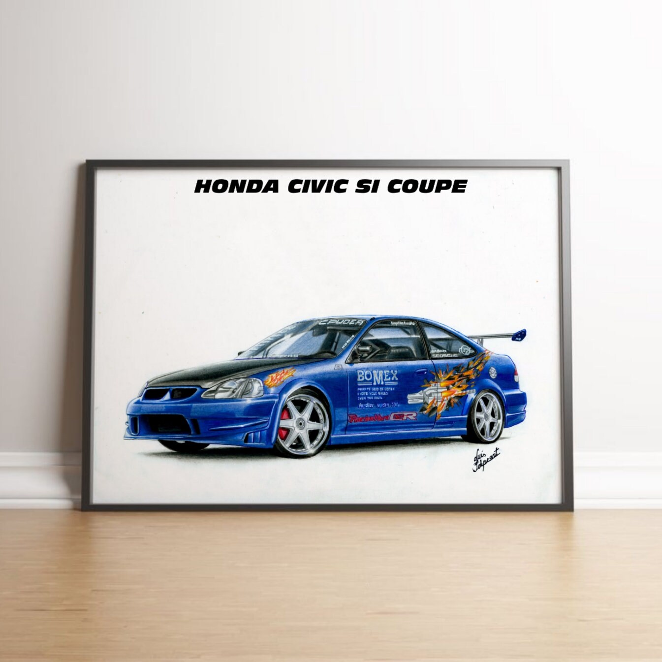 Turbo Charged Prelude Cars HONDA CIVIC Si COUPE Etsy UK
