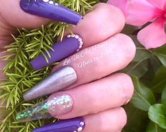 Purple Passion-Press On Nails