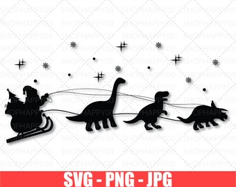 Download Dinosaur Sleigh Etsy PSD Mockup Templates