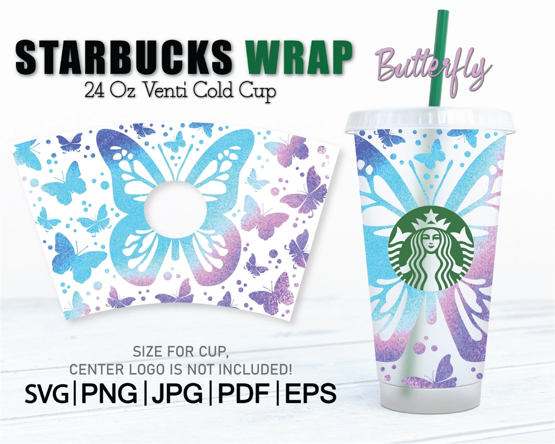 Free Free 180 Butterfly Svg Starbucks Cup SVG PNG EPS DXF File