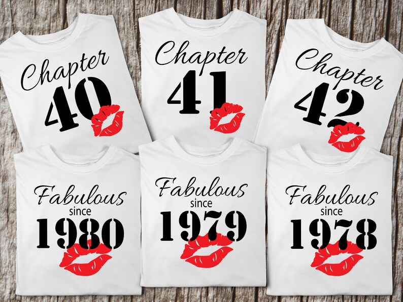 Download Fabulous Since And Chapter 40-49 its my birthday svg | Etsy