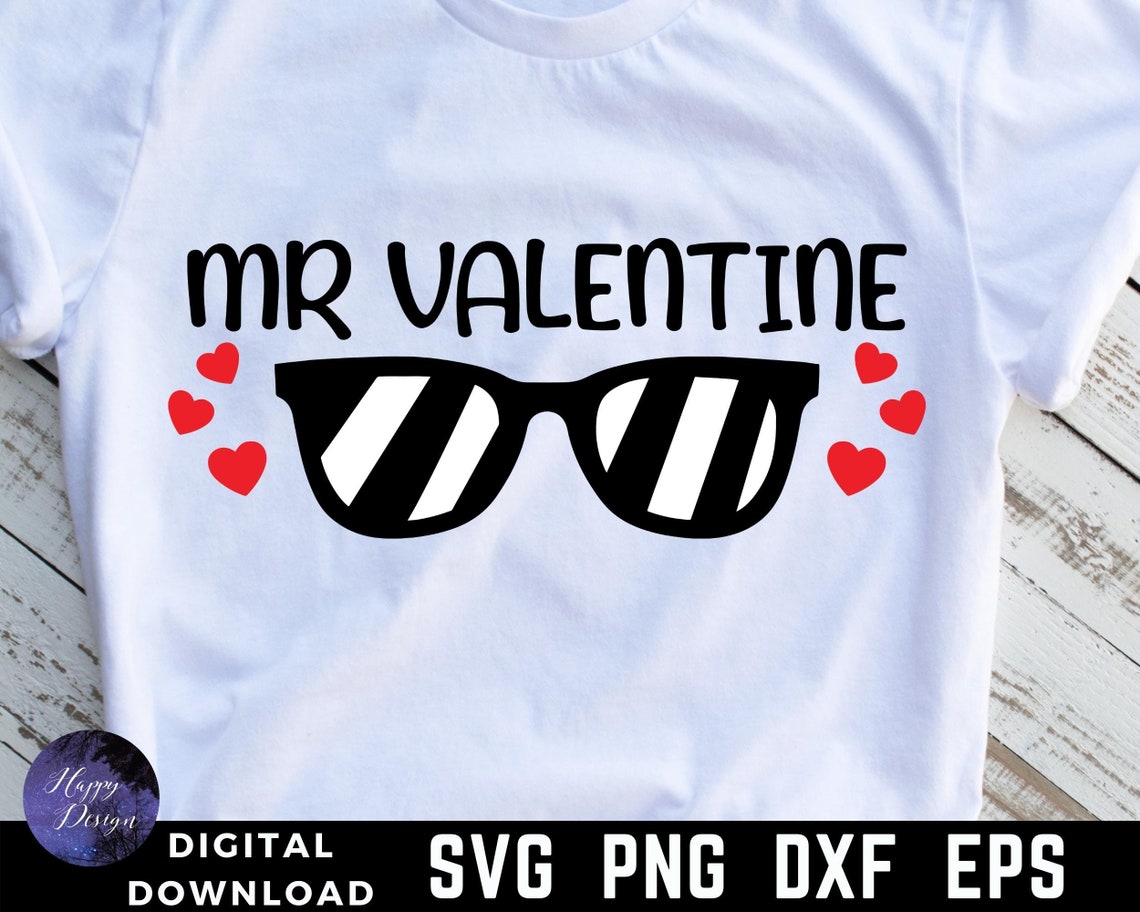 Mr Valentine Svg Valentines Day Svg Valentine Svg Boys - Etsy