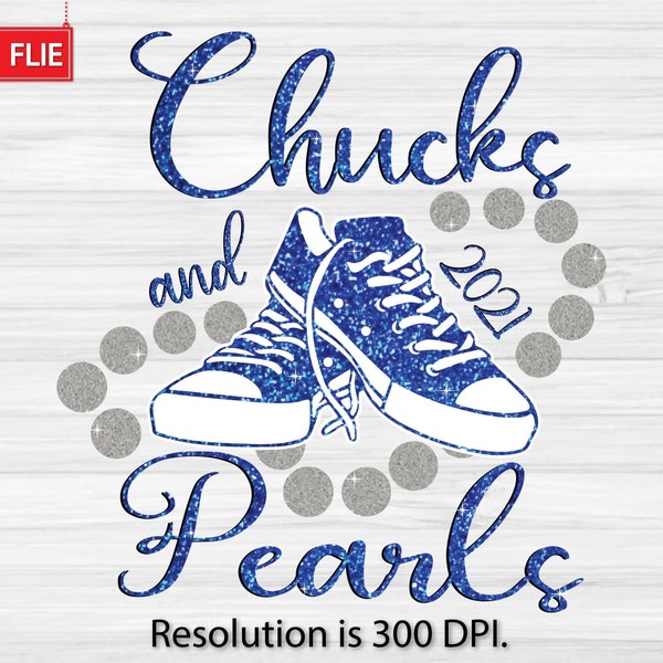 Chucks And Pearls PNG Sublimation, Chucks & Pearls PNG 2021, Chucks PNG, Pearls Png, Inauguration Day 2021 Png, Chucks Vice President Png