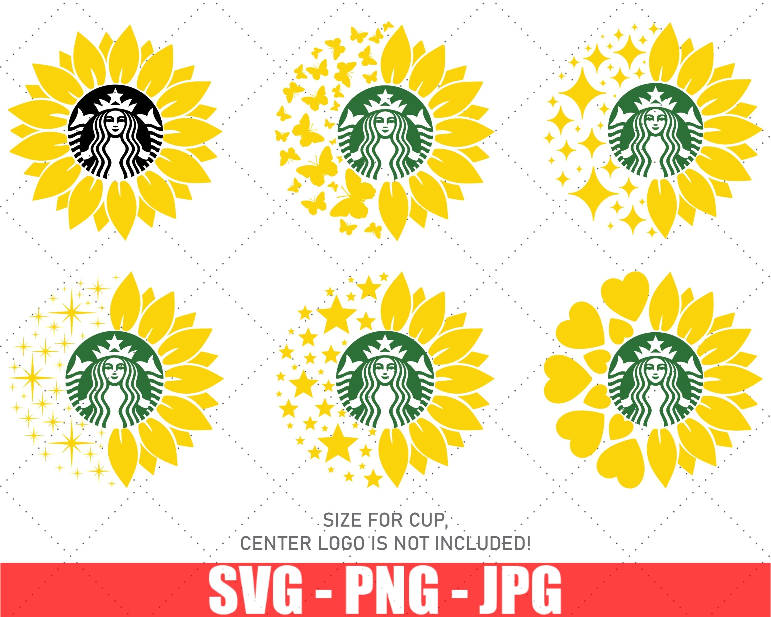 Free Free 295 Sunflower Butterfly Starbucks Svg SVG PNG EPS DXF File